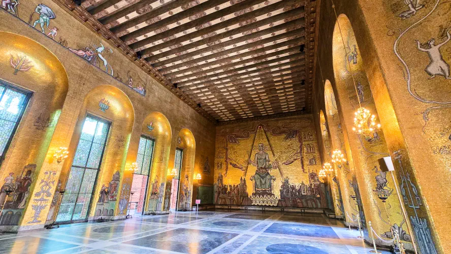 Sweden, Stockholm, Golden Hall, City Hall