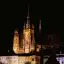 Czechia, Prague, Prague Castle at night