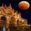 Italy, Venice, St Marks square at night