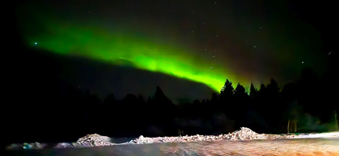 Sweden, Kiruna, Northern Lights, Camp Ripan
