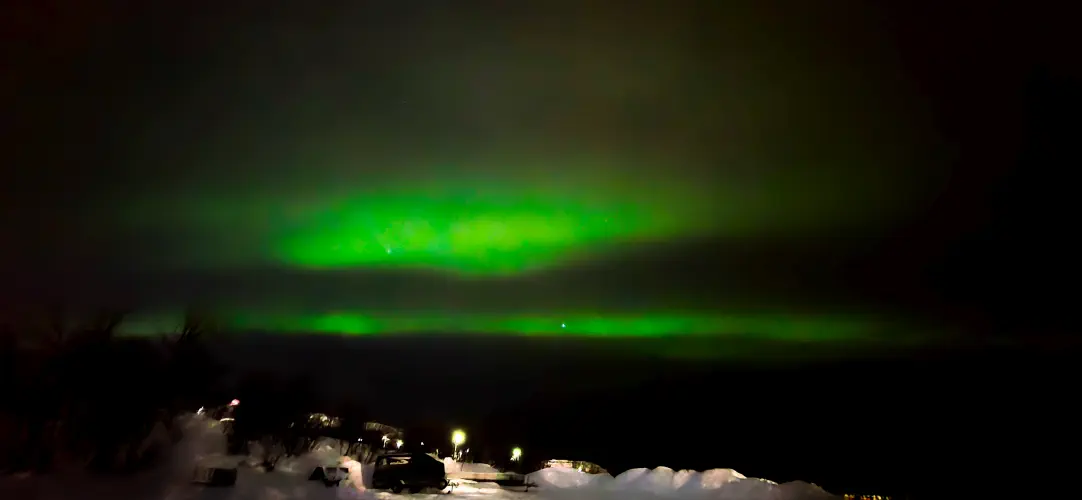 Sweden, Kiruna, Northern Lights, Camp Ripan