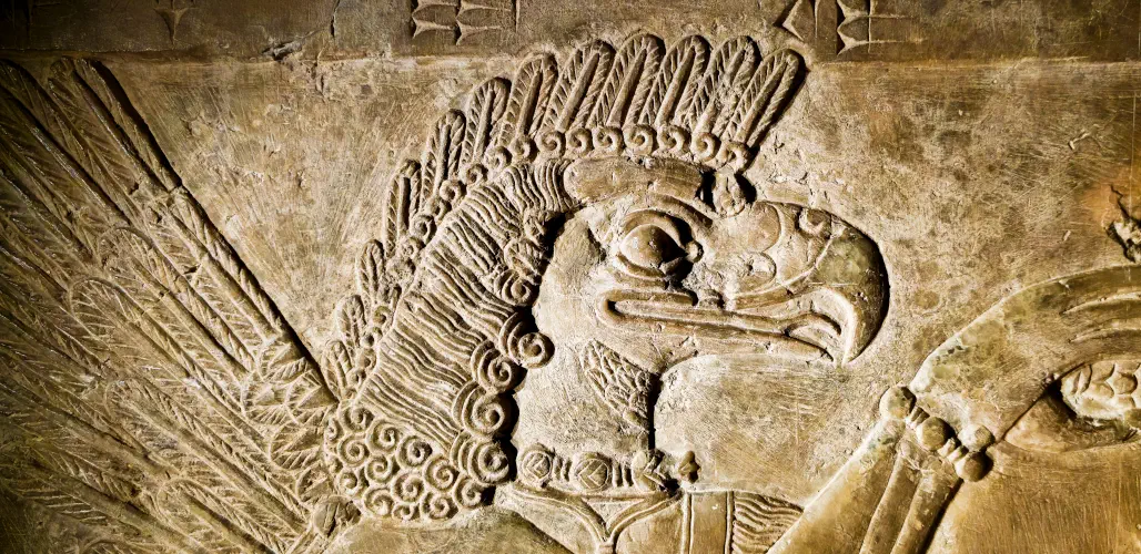 Oxfordshire, Oxford, Egyptian Carvings, Ashmolean Museum