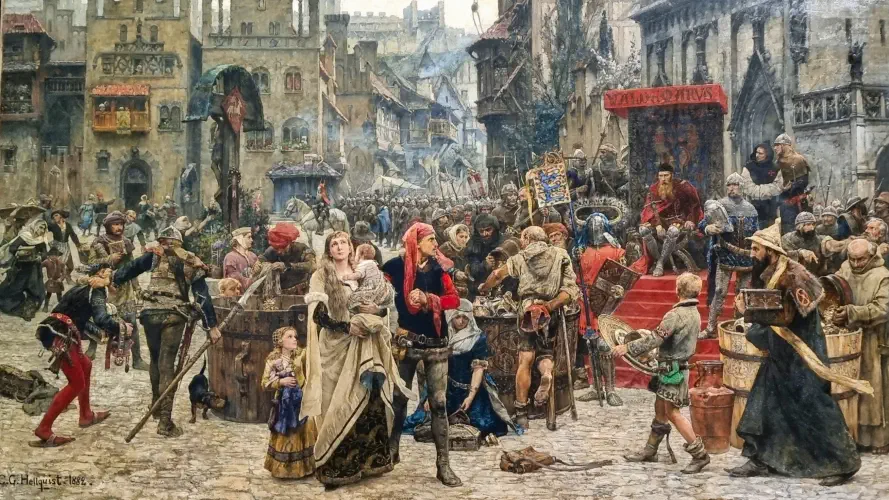Holding Visby to Ransom, C G Hellqvist, National Museum