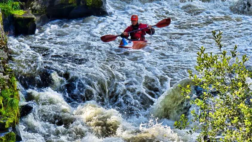 Wales, Llangollen, Kayaking