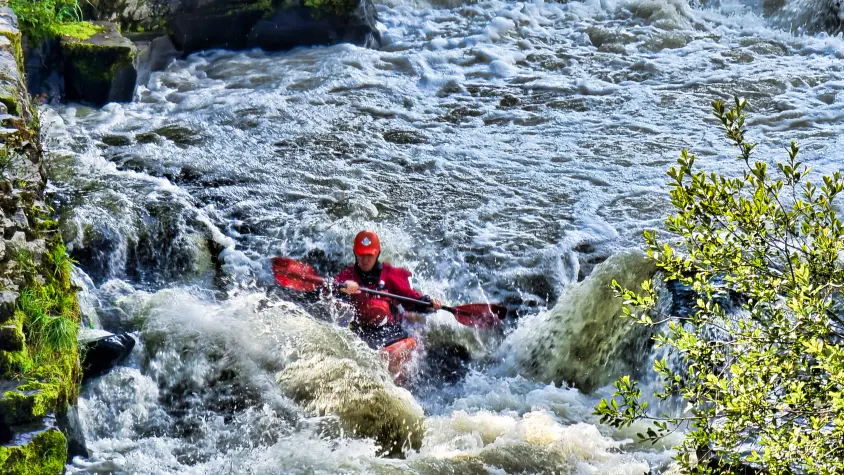 Wales, Llangollen, Kayaking