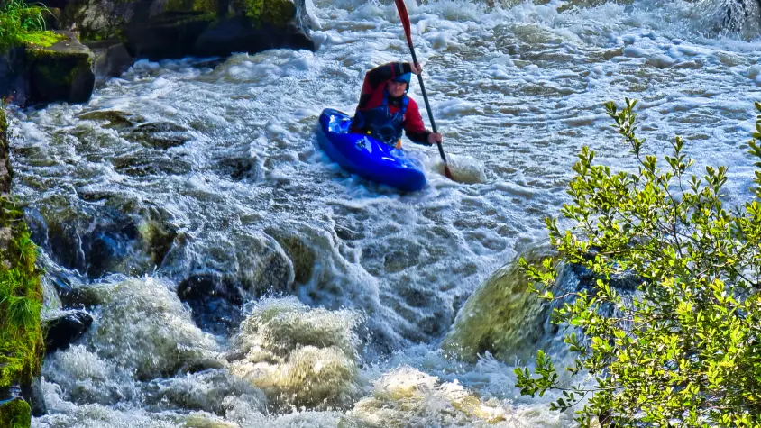 Wales, Llangollen, Kayaking