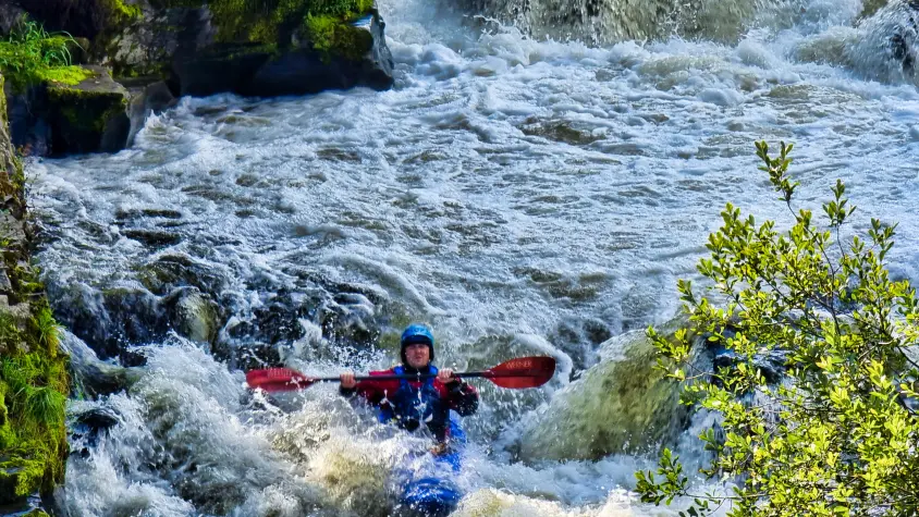Wales, Llangollen, Kayaking