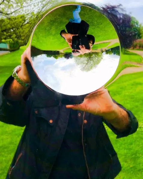 Yorkshire, Yorkshire Sculpture Park, Not really a selfie