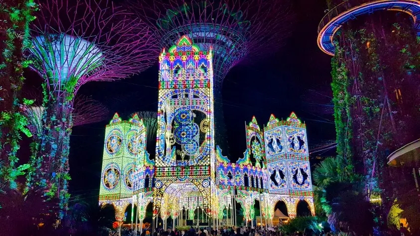Singapore, Gardens by the Bay, Christmas