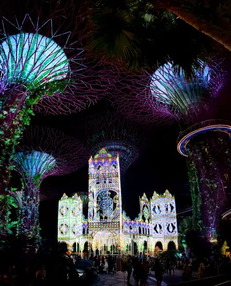 Singapore, Gardens by the Bay, Christmas
