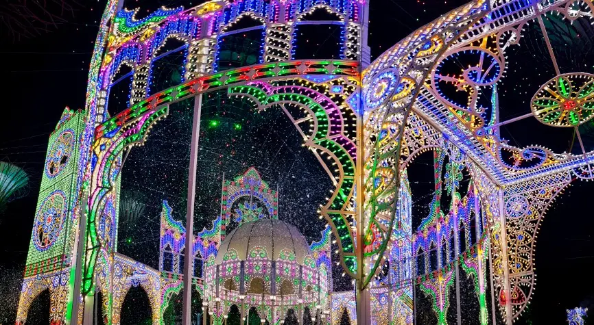 Singapore, Gardens by the Bay, Christmas