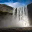 Iceland, Skogafoss waterfall