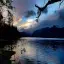 Cumbria, Keswick, Evening at Derwentwater