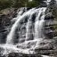 Norway, Skulestadmo, Tvindefossen waterfall