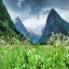 Norway, Fjorland, Glacier Museum, Fjorlandsfjorden