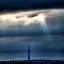 Yorkshire, Emley Moor, Cloudy sky