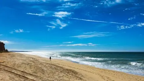 Portugal, Algarve, Praia da Falesia beach