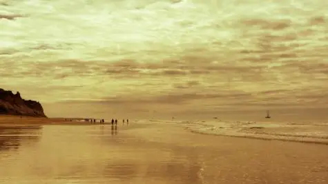 Portugal, Algarve, Praia da Falesia beach