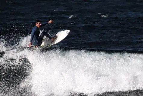 Spain, Lanzarote, Surfing, Famara Beach