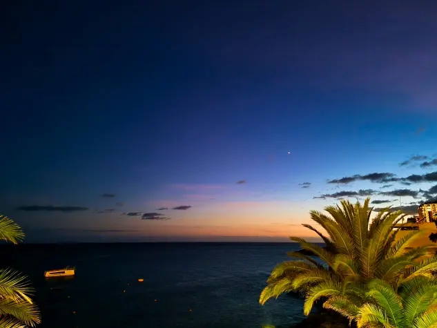 Portugal, Madeira, Sunset, Funchal