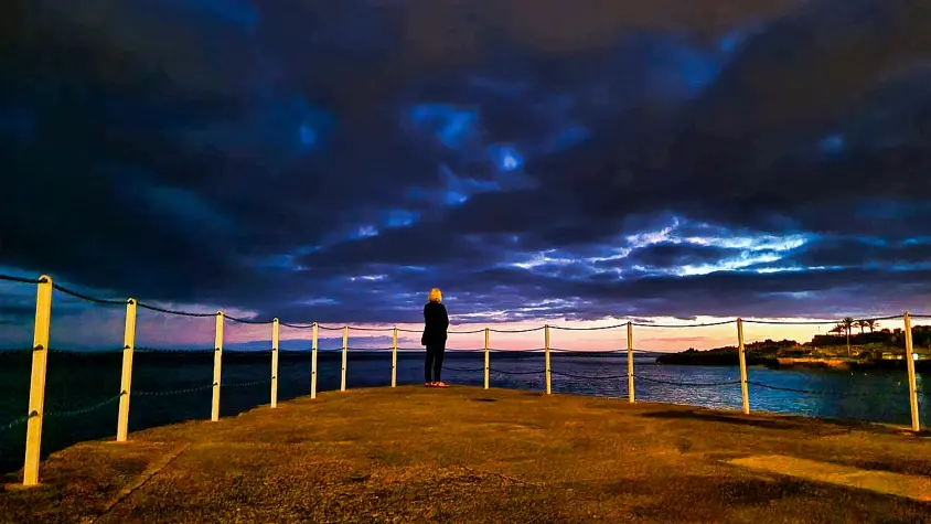 Portugal, Madeira, Sunset, Funchal