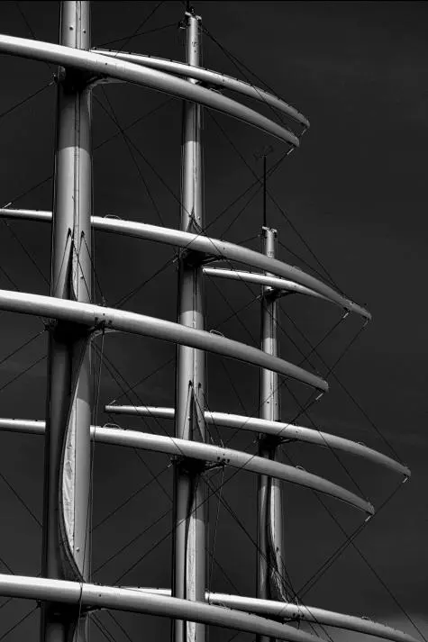 Malta, Valletta, Yacht masts, Grand Harbour