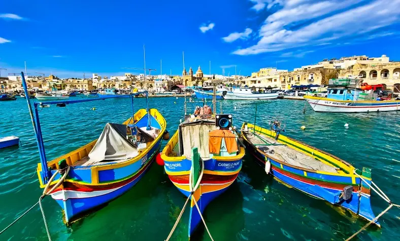 Malta, Marsaxlokk, Harbour