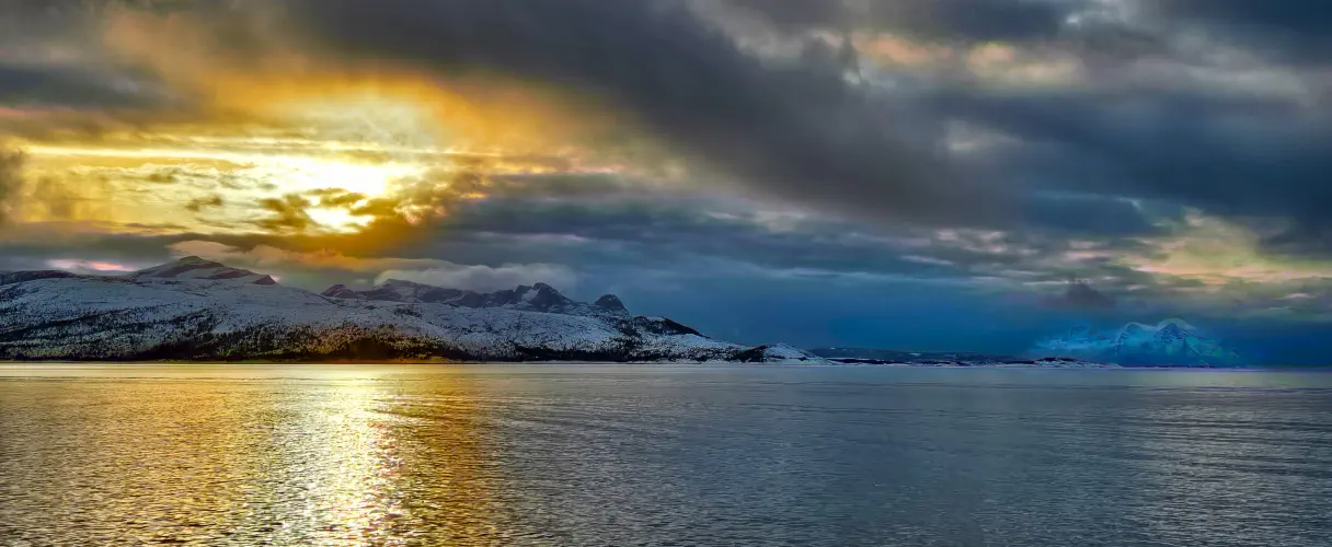 Norway, Bognes, Ferry to Lofoten Islands