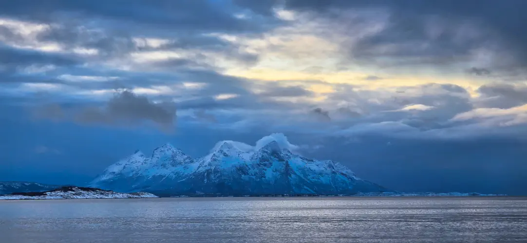 Norway, Bognes, Ferry to Lofoten Islands