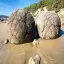 New Zealand, Moeraki, Boulders beach